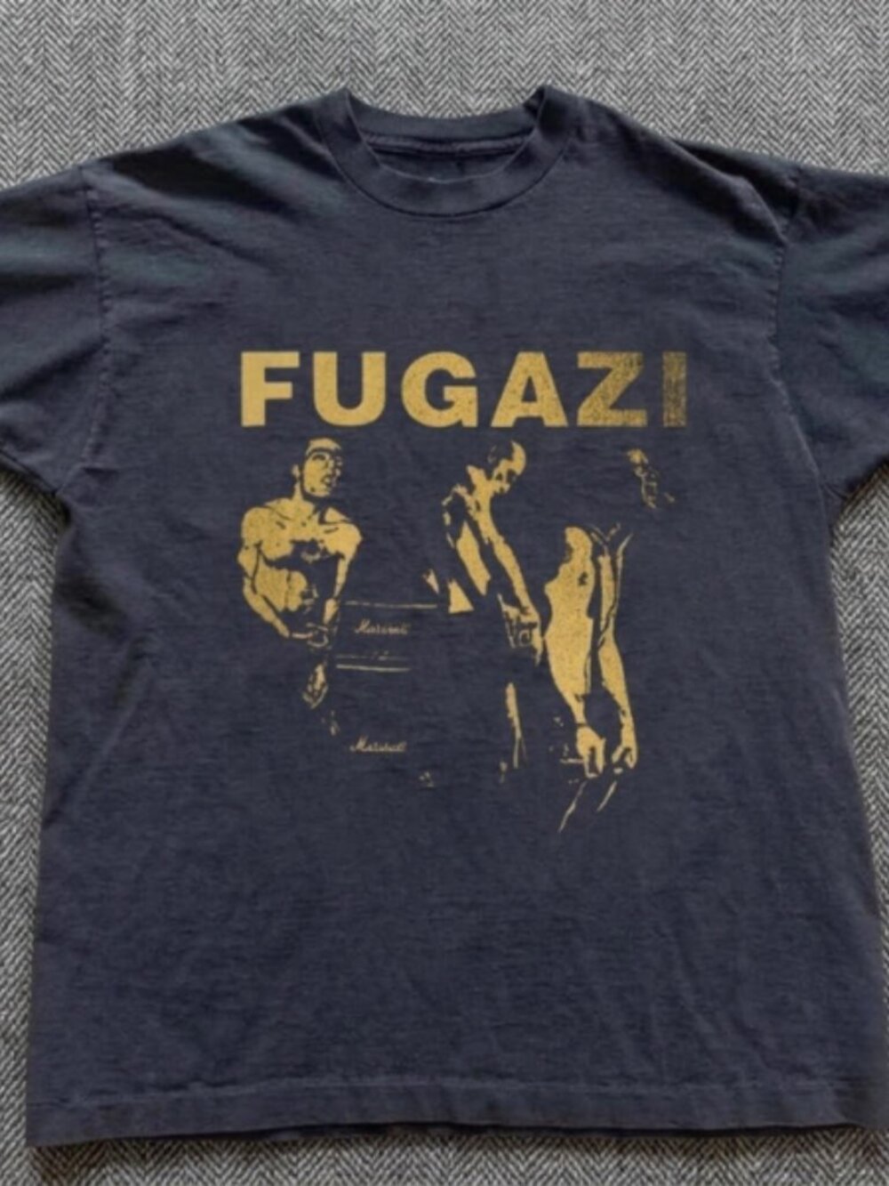 Fugazi Band T-Shirt, Ian MacKaye Post-Hardcore Punk oversized Tee